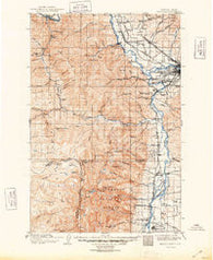 Missoula Montana Historical topographic map, 1:125000 scale, 30 X 30 Minute, Year 1912