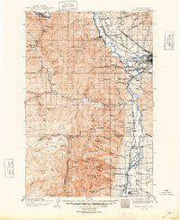 Missoula Montana Historical topographic map, 1:125000 scale, 30 X 30 Minute, Year 1912