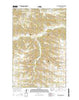 Mitchell Crossing Montana Current topographic map, 1:24000 scale, 7.5 X 7.5 Minute, Year 2014