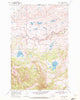 Mitten Lake Montana Historical topographic map, 1:24000 scale, 7.5 X 7.5 Minute, Year 1968