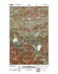 Mitten Lake Montana Historical topographic map, 1:24000 scale, 7.5 X 7.5 Minute, Year 2011