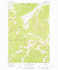 Mixes Baldy Montana Historical topographic map, 1:24000 scale, 7.5 X 7.5 Minute, Year 1961