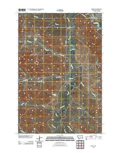 Mizpah Montana Historical topographic map, 1:24000 scale, 7.5 X 7.5 Minute, Year 2011