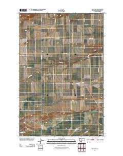 Moccasin Montana Historical topographic map, 1:24000 scale, 7.5 X 7.5 Minute, Year 2011