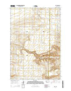 Molt Montana Current topographic map, 1:24000 scale, 7.5 X 7.5 Minute, Year 2014