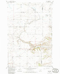 Molt Montana Historical topographic map, 1:24000 scale, 7.5 X 7.5 Minute, Year 1956