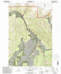 Monarch Montana Historical topographic map, 1:24000 scale, 7.5 X 7.5 Minute, Year 1995