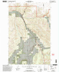 Monarch Montana Historical topographic map, 1:24000 scale, 7.5 X 7.5 Minute, Year 1995