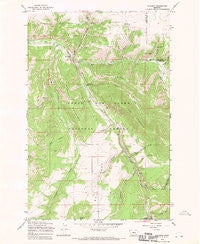 Monarch Montana Historical topographic map, 1:24000 scale, 7.5 X 7.5 Minute, Year 1967