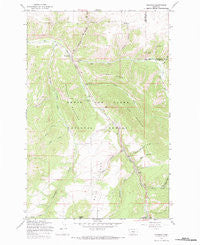 Monarch Montana Historical topographic map, 1:24000 scale, 7.5 X 7.5 Minute, Year 1967