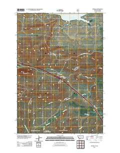Monida Montana Historical topographic map, 1:24000 scale, 7.5 X 7.5 Minute, Year 2011