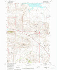 Monida Montana Historical topographic map, 1:24000 scale, 7.5 X 7.5 Minute, Year 1968