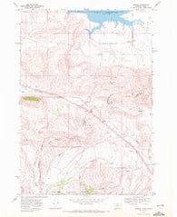 Monida Montana Historical topographic map, 1:24000 scale, 7.5 X 7.5 Minute, Year 1968