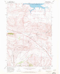Monida Montana Historical topographic map, 1:24000 scale, 7.5 X 7.5 Minute, Year 1968