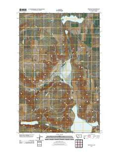 Montague Montana Historical topographic map, 1:24000 scale, 7.5 X 7.5 Minute, Year 2011