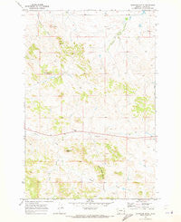 Montague Butte Montana Historical topographic map, 1:24000 scale, 7.5 X 7.5 Minute, Year 1969