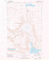 Montague Montana Historical topographic map, 1:24000 scale, 7.5 X 7.5 Minute, Year 1972