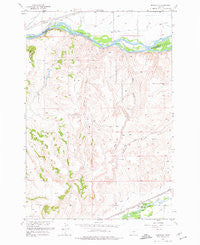 Montaqua Montana Historical topographic map, 1:24000 scale, 7.5 X 7.5 Minute, Year 1956