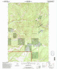 Monument Peak Montana Historical topographic map, 1:24000 scale, 7.5 X 7.5 Minute, Year 1995