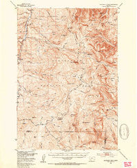 Monument Ridge Montana Historical topographic map, 1:62500 scale, 15 X 15 Minute, Year 1950