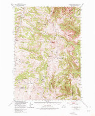 Monument Ridge Montana Historical topographic map, 1:62500 scale, 15 X 15 Minute, Year 1950