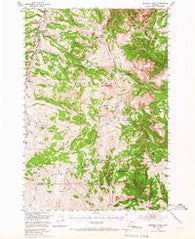 Monument Ridge Montana Historical topographic map, 1:62500 scale, 15 X 15 Minute, Year 1950