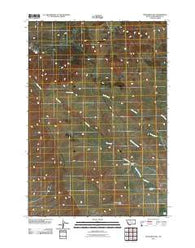 Monument Hill Montana Historical topographic map, 1:24000 scale, 7.5 X 7.5 Minute, Year 2011