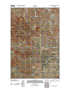 Moon Creek School Montana Historical topographic map, 1:24000 scale, 7.5 X 7.5 Minute, Year 2011