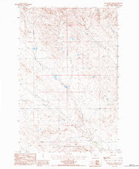 Moonlight Creek Montana Historical topographic map, 1:24000 scale, 7.5 X 7.5 Minute, Year 1983