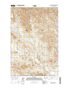 Moonlight Creek Montana Current topographic map, 1:24000 scale, 7.5 X 7.5 Minute, Year 2014