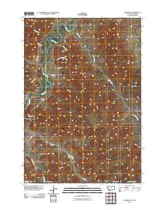 Moorhead Montana Historical topographic map, 1:24000 scale, 7.5 X 7.5 Minute, Year 2011