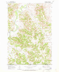 Moorhead Montana Historical topographic map, 1:24000 scale, 7.5 X 7.5 Minute, Year 1970