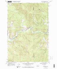 Moose Creek Montana Historical topographic map, 1:24000 scale, 7.5 X 7.5 Minute, Year 1968