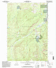 Moose Lake Montana Historical topographic map, 1:24000 scale, 7.5 X 7.5 Minute, Year 1996