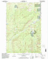 Moose Lake Montana Historical topographic map, 1:24000 scale, 7.5 X 7.5 Minute, Year 1996