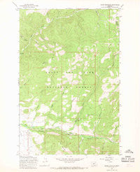 Moose Mountain Montana Historical topographic map, 1:24000 scale, 7.5 X 7.5 Minute, Year 1967