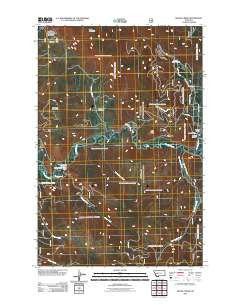 Moose Creek Montana Historical topographic map, 1:24000 scale, 7.5 X 7.5 Minute, Year 2011