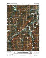 Moose Lake Montana Historical topographic map, 1:24000 scale, 7.5 X 7.5 Minute, Year 2011