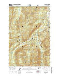 Moose Lake Montana Current topographic map, 1:24000 scale, 7.5 X 7.5 Minute, Year 2014