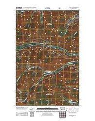 Moose Peak Montana Historical topographic map, 1:24000 scale, 7.5 X 7.5 Minute, Year 2011
