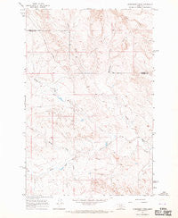 Morehouse Creek Montana Historical topographic map, 1:24000 scale, 7.5 X 7.5 Minute, Year 1965