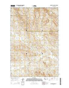 Morehouse Creek Montana Current topographic map, 1:24000 scale, 7.5 X 7.5 Minute, Year 2014