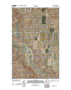 Morgan Montana Historical topographic map, 1:24000 scale, 7.5 X 7.5 Minute, Year 2011