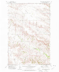 Morgan Creek School Montana Historical topographic map, 1:24000 scale, 7.5 X 7.5 Minute, Year 1972