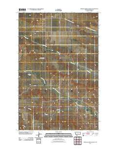 Morgan Creek School Montana Historical topographic map, 1:24000 scale, 7.5 X 7.5 Minute, Year 2011