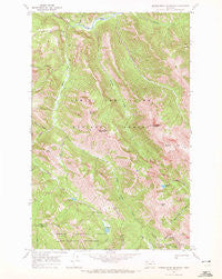 Morningstar Mountain Montana Historical topographic map, 1:24000 scale, 7.5 X 7.5 Minute, Year 1968