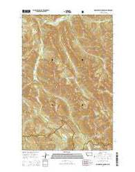 Morningstar Mountain Montana Current topographic map, 1:24000 scale, 7.5 X 7.5 Minute, Year 2014