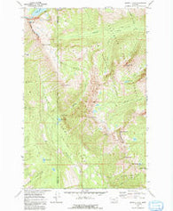 Morrell Lake Montana Historical topographic map, 1:24000 scale, 7.5 X 7.5 Minute, Year 1970