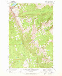 Morrell Lake Montana Historical topographic map, 1:24000 scale, 7.5 X 7.5 Minute, Year 1970