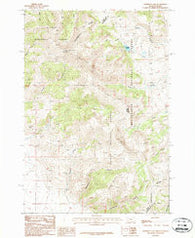 Morrison Lake Montana Historical topographic map, 1:24000 scale, 7.5 X 7.5 Minute, Year 1987